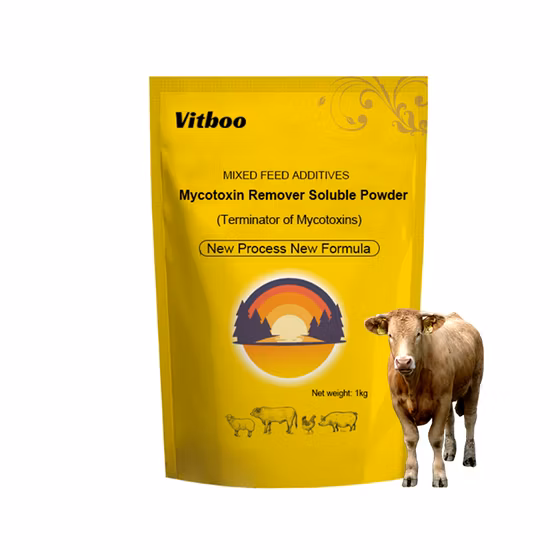 Dissolvant de mycotoxines d'additif d'alimentation animale pour le bétail de volaille et liant d'alimentation animale